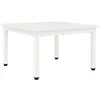 Image de vidaXL Table basse Blanc 60 x 60 x 36 cm Bois de pin massif
