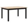 Image de vidaXL Table basse Naturel 60 x 50 x 36 cm Bois de pin massif