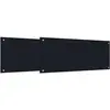 Image de vidaXL vidaXL Protection de cuisine 2 pcs Noir 100 x 40 cm verre trempé