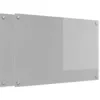 Image de vidaXL Protection de cuisine 2 pcs Gris clair 90 x 60 cm verre trempÃ©