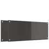 Image de vidaXL Protection de cuisine 2 pcs Gris foncÃ© 100 x 40 cm verre trempÃ©