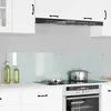 Image de vidaXL Protection de cuisine Blanc 80 x 40 x 0.8 cm verre trempÃ©