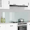 Image de vidaXL Protection de cuisine Blanc 80 x 50 x 0.8 cm verre trempÃ©