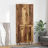 Image de vidaXL Haut Armoire Bois Ancien 69,5 x 34 x 180 cm