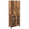 Image de vidaXL Haut Armoire Bois Ancien 69,5 x 34 x 180 cm Bois d'ingÃ©nierie
