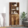 Image de vidaXL Haut Armoire Bois Ancien 69,5 x 32,5 x 180 cm Bois d'ingÃ©nierie