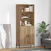 Image de vidaXL Haut Armoire ChÃªne artisanal 69,5 x 32,5 x 180 cm