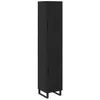 Image de vidaXL Haut Armoire ChÃªne noir 34,5 x 34 x 180 cm Bois d'ingÃ©nierie