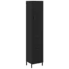 Image de vidaXL Haut Armoire ChÃªne noir 34,5 x 34 x 180 cm Bois d'ingÃ©nierie