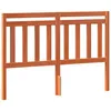 Image de vidaXL TÃªte de lit avec tÃªte de lit Cire marron 145,5 x 100 cm