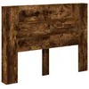 Image de vidaXL TÃªte de lit ChÃªne fumÃ© 140 x 16,5 x 103,5 cm Bois d'ingÃ©nierie