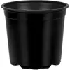 Image de vidaXL Pot Ã  fleurs 100 pcs Noir Ã 15 x 12,5 cm Plastique