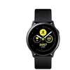 Image de Samsung Samsung Galaxy Watch Active 2,79 cm (1.1") OLED 40 mm Numérique 360 x 360 pixels Écran tactile Noir Wifi GPS (satellite)