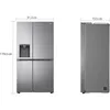 Image de RÃ©frigÃ©rateur-congÃ©lateur LG GSLV81PZLE - cÃ´te Ã  cÃ´te avec distributeur d'eau, distributeur de glaÃ§ons - WiFi - 91.3x73.5x179 cm (lxpxh) - 635 litres - classe E