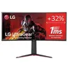Image de Ecran LED PC gaming LG 34GN850P-B 34" incurvé UWQHD Noir et Rouge