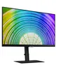 Image de Samsung S24A60PUCU - S60UA Series - écran LED - 24" - 2560 x 1440 QHD @ 75 Hz - IPS - 300 cd/m² - 1000:1 - HDR10 - 5 ms - HDMI, DisplayPort, USB-C - noir