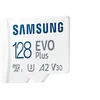 Image de Carte mémoire micro SDXC Samsung Evo Plus MB-MC128KA/EU Class 10 128 Go Blanc