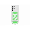 Image de Coque en silicone avec laniere pour Samsung Galaxy S22 Ultra Blanc