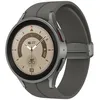Image de Samsung Galaxy Watch5 Pro - 45 mm - gris titane - Montre connectÃ©e avec bracelet sport - affichage 1.4" - 16 Go - NFC, Wi-Fi, Bluetooth - 46.5 g