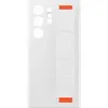 Image de Coque en silicone avec lanière pour Samsung Galaxy S23 Ultra 5G Blanc