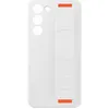 Image de Coque en silicone avec lanière pour Samsung Galaxy S23+ 5G Blanc