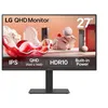 Image de LG 27BA54QB-B - Écran LCD - 27" - 2560 x 1440 QHD @ 75 Hz - IPS - 350 cd/m² - 1000:1 - HDR10 - 5 ms - 2xHDMI, DisplayPort - haut-parleurs
