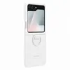 Image de Coque en silicone Blanc avec anneau G pour Samsung Galaxy Z Flip 6 et 7 FE