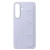 Image de Coque en silicone avec lanière et fonction Stand Bleu Polaire pour Samsung Galaxy S25 FE