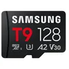 Image de Samsung T9 MB-MH128T - Carte mémoire flash - 128 Go - A2 / Video Class V30 / UHS-I U3 - microSDXC UHS-I - noir
