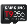 Image de Samsung T9 MB-MH256T - Carte mémoire flash - 256 Go - A2 / Video Class V30 / UHS-I U3 - microSDXC UHS-I - noir