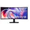 Image de Samsung ViewFinity S8 S40H850TAU - S85TH Series - écran LED - incurvé - USB - 40" - 5120 x 2160 5K2K WUHD @ 144 Hz - VA - 350 cd/m² - 3000:1 - HDR10, HDR10+ - 4 ms - Thunderbolt 5, HDMI, DisplayPort, USB-C - haut-parleurs - noir