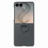 Image de Coque Silicone Samsung avec anneau Magnet Case Noir pour Galaxy Z Flip8