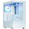 Image de Boîtier PC - P10 - Mini tour - M-ATX - Blanc - En verre trempé - USB-C et A-RGB