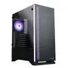 Image de Zalman S5 - Tour - ATX - panneau latéral fenêtré (verre trempé) - pas d'alimentation (ATX) - noir - USB/Audio
