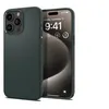 Image de Spigen Liquid Air - Coque de protection pour téléphone portable - polyuréthanne thermoplastique (TPU) - vert abîme - pour Apple iPhone 15 Pro Max