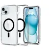 Image de Spigen Ultra Hybrid MagFit - Coque de protection pour téléphone portable - compatibilité avec MagSafe - polycarbonate, polyuréthanne thermoplastique (TPU) - noir - pour Apple iPhone 15