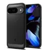 Image de Spigen Rugged Armor - Coque de protection pour téléphone portable - polyuréthanne thermoplastique (TPU) - noir mat - pour Google Pixel 9 Pro