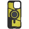 Image de Spigen Tough Armor AI MagFit - Coque de protection pour téléphone portable - compatibilité avec MagSafe - polycarbonate, polyuréthanne thermoplastique (TPU), mousse à impact - ardoise métal - pour Apple iPhone 16 Pro Max