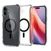 Image de Spigen Ultra Hybrid MagFit - Coque de protection pour téléphone portable - compatibilité avec MagSafe - polycarbonate, polyuréthanne thermoplastique (TPU) - noir - pour Apple iPhone 16 Plus