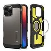 Image de Spigen Tough Armor AI MagFit - Coque de protection pour téléphone portable - compatibilité avec MagSafe - polycarbonate, polyuréthanne thermoplastique (TPU), mousse à impact - bronze - pour Apple iPhone 16 Pro
