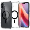 Image de Spigen Ultra Hybrid MagFit - Coque de protection pour téléphone portable - compatibilité avec MagSafe - polycarbonate, polyuréthanne thermoplastique (TPU) - noir - pour Apple iPhone 16