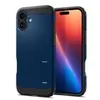Image de Spigen Tough Armor AI MagFit - Coque de protection pour téléphone portable - compatibilité avec MagSafe - polycarbonate, polyuréthanne thermoplastique (TPU), mousse à impact - bleu marine - pour Apple iPhone 16