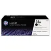 Image de Pack 2 Toners Hp 35A Noir Authentique Pour Imprimantes Laserjet P1005/P1006