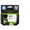 Image de HP 301XL - à rendement élevé - couleur (cyan, magenta, jaune) - originale - cartouche d'encre