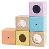 Image de Jouets en bois Plan Toys Set de blocs sensoriels Pastel