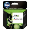 Image de HP 62XL - À rendement élevé - couleur (cyan, magenta, jaune) - original - cartouche d'encre - pour ENVY 55XX, 56XX, 76XX; Officejet 200, 250, 252, 57XX, 8040