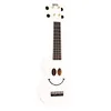 Image de Mahalo U-Smile-Wt - Ukulele Smiley Blanc + Housse