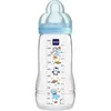 Image de Mam Biberon 2eme Age Cercles Bleu TÃ©tine DÃ©bit X (330 Ml)