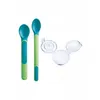 Image de Lot de 2 cuillères thermosensibles vert - mam