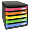 Image de Exacompta Module De Classement Big Box Plus 5 Tiroirs Punchy Arlequin
